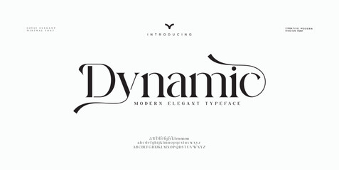 Elegant alphabet letters font and number. Classic Lettering Minimal Fashion Designs. Typography modern serif fonts regular decorative vintage concept. vector illustration

