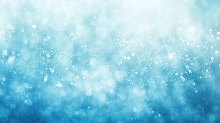 Blue bokeh background, light sparkles, winter, abstract, design