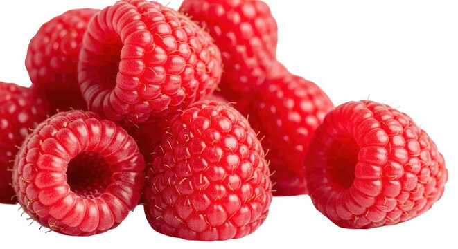 Fresh ripe raspberries close up macro photography delicious fruit photography for your projects - Powered by Adobe