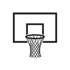 basketball hoop and net