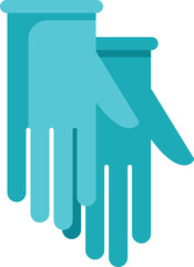 Two hands wearing blue medical gloves, providing a sense of safety and hygiene