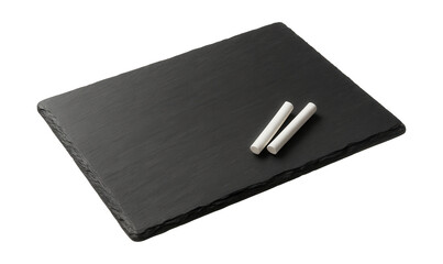 A slate cheese board with chalk for labeling cheeses at gatherings.