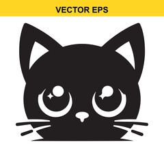 Vector art of detailed tabby cat illustration, vector eps