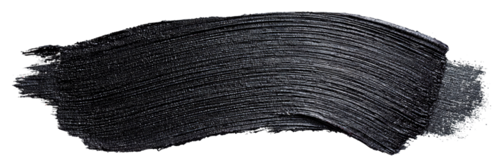 Dark, textured swipe of cosmetic product