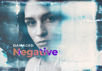 Damaged Film Negative Effect
