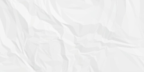 Paper texture background, Old paper background ripple soft white pattern wave crumple. Crushed and creased soft paper. Abstract wrinkle effect grunge and rough backdrop vintage page.	