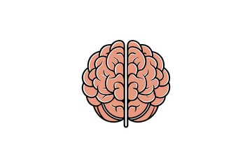 human brain vector illustration