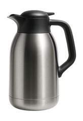 A double-walled thermos with a handle and spout, ideal for serving hot tea in any kitchen.