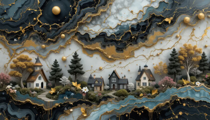 Obraz premium 3d modern art wallpaper