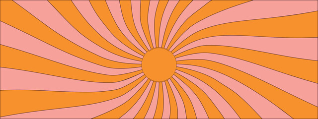 Groovy spiral pattern.