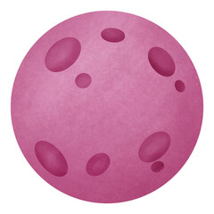 Halloween colorful moon watercolor Illustration.