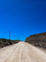 View of road at Selinunte 