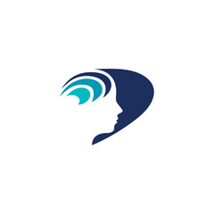 brain intelligence icon vector
