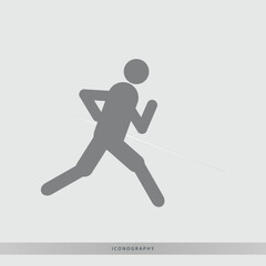 Dynamic runner crossing finish line with determined stride embodying peak athletic achievement and success