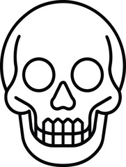 skull icon vector design