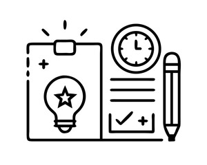 Creative planning and time management for successful project