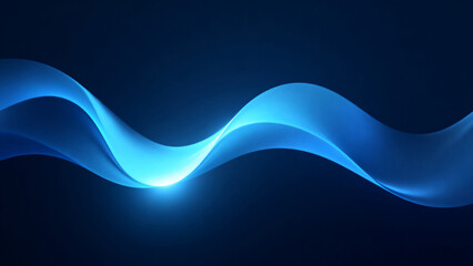 Blue abstract wave design
