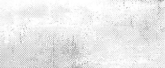 Vector halftone grunge rough grain texture poster design