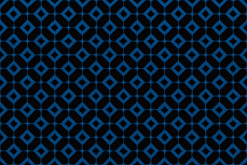 青と黒の幾何学ゴールド調パターン