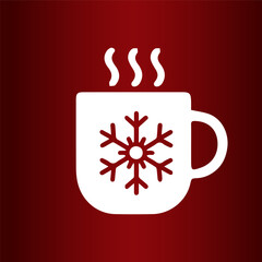 Minimalist winter illustration featuring snow elements and cold season vibes. Ideal for backgrounds, greeting cards, seasonal ads, and decoration projects. Modern vector style works well in both print