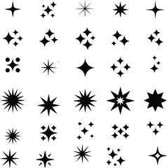 Sparkle Set – Cute Twinkle Vector Icons
