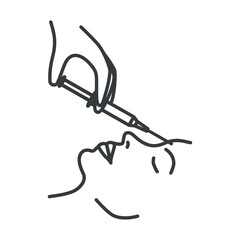 injections in the forehead