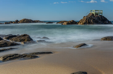Long exposure at the ocean