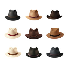 Set of Lightweight Hat png