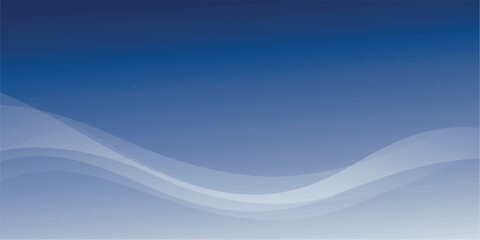 Obraz premium Elegant Blue Abstract Background with Flowing White Waves Design