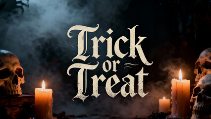 scary halloween skull