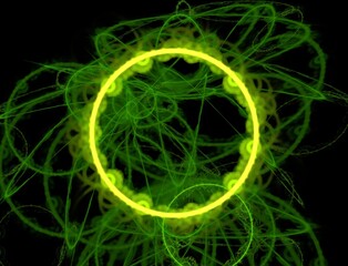 Imaginatory fractal abstract background Image