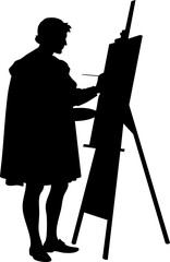 The Renaissance Painter's Silly Shadow Secretly Loves Making Modern Art