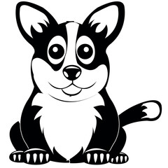 dog black blanching.eps