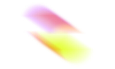 Abstract vibrant rainbow gradient effect with intersecting multicolored, luminous shapes