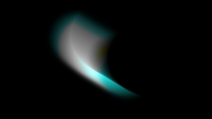 An abstract digital rendering features soft, glowing, ethereal, multicolored light effect.