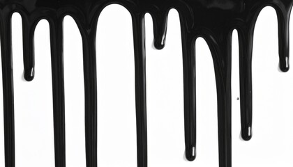 realistic black dripping paint texture