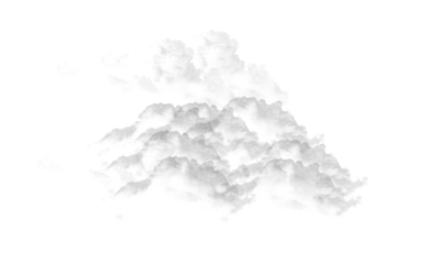 Dramatic black and white cloud formation against a dark background