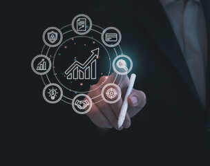 A Modern Trader Monitoring Stock Charts, Digital Currencies, and Market Trends to Drive Smart Investment Decisions