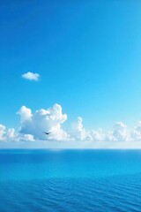 Captivating Azure Sky A Breathtaking Cloudless Blue Background for Websites and Design Projects