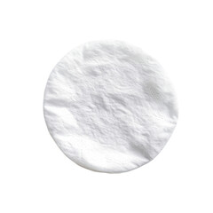 Round white sheet of material used for various crafts and applications in creative projects