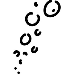 An abstract illustration of bubbles for imaginative creative design projects and applications