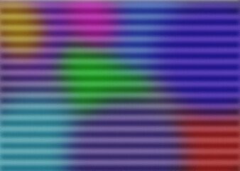 An abstract display of horizontal lines showcases a vibrant spectrum of colors, creating a visually engaging and dynamic composition for the viewer isolated on transparent background
