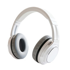 White wireless headphones designed for comfortable listening at home or on the go during any time of day