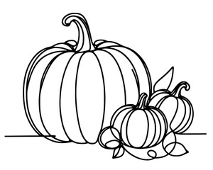 pumpkin on a white background