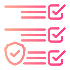 life insurance gradient icon