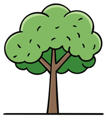 Cartoon Tree Illustration