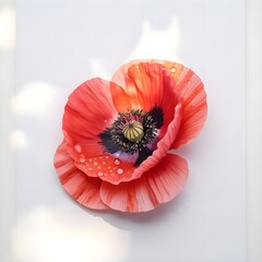 red poppy flower