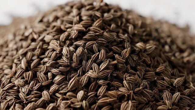 Pile of Ajwain Seeds for Cooking and Healthy Lifestyle.