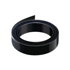 Flexible black adhesive tape rolls for various DIY projects and repairs across different surfaces