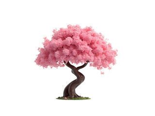Japanese tree 3D transparent background